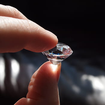 person, holding, diamond stone, diamond, fingers, hand, woman, lighting, dark, human Hand
