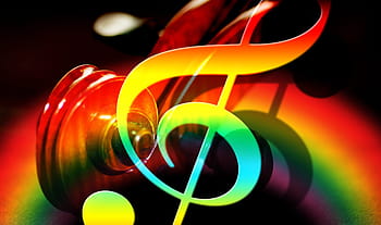colore dell'arcobaleno, musicale, illustrazione della nota, violino, ascolta, suono, suoni, concerto, cultura, luce, musica