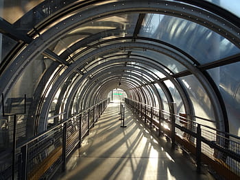 center pompidou, paris, glass tube, lighting, hispanic, plexiglas, tunnel