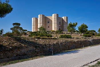 castel del monte, itália, puglia, castelo, patrimônio mundial, octógono