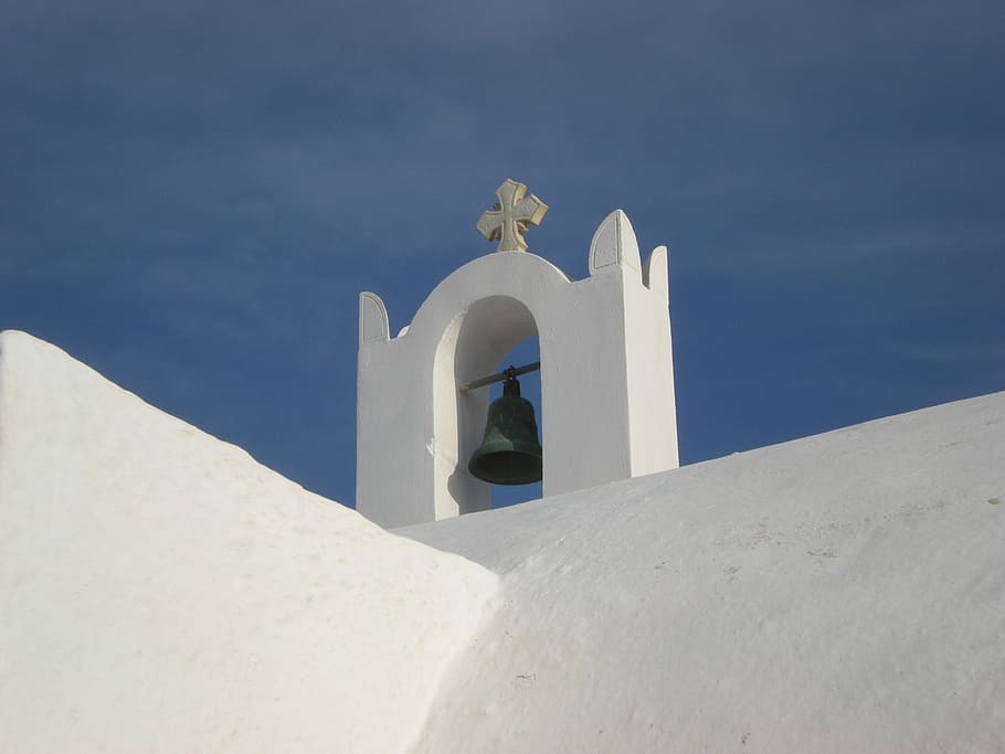 santorini, oia, řecký ostrov, Řecko, caldera