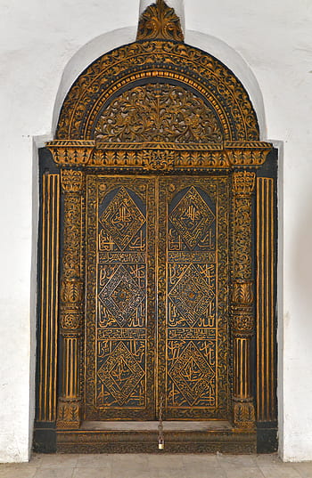 door, wooden door, zanzibar, africa, stone town, tanzania, culture, ornament, decoration, arabic, swahili