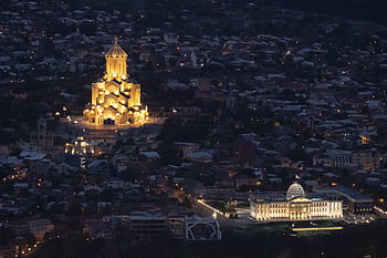 tbilisi, christian, church, georgia, cathedral, architecture, travel, christianity, city, capital, tourism