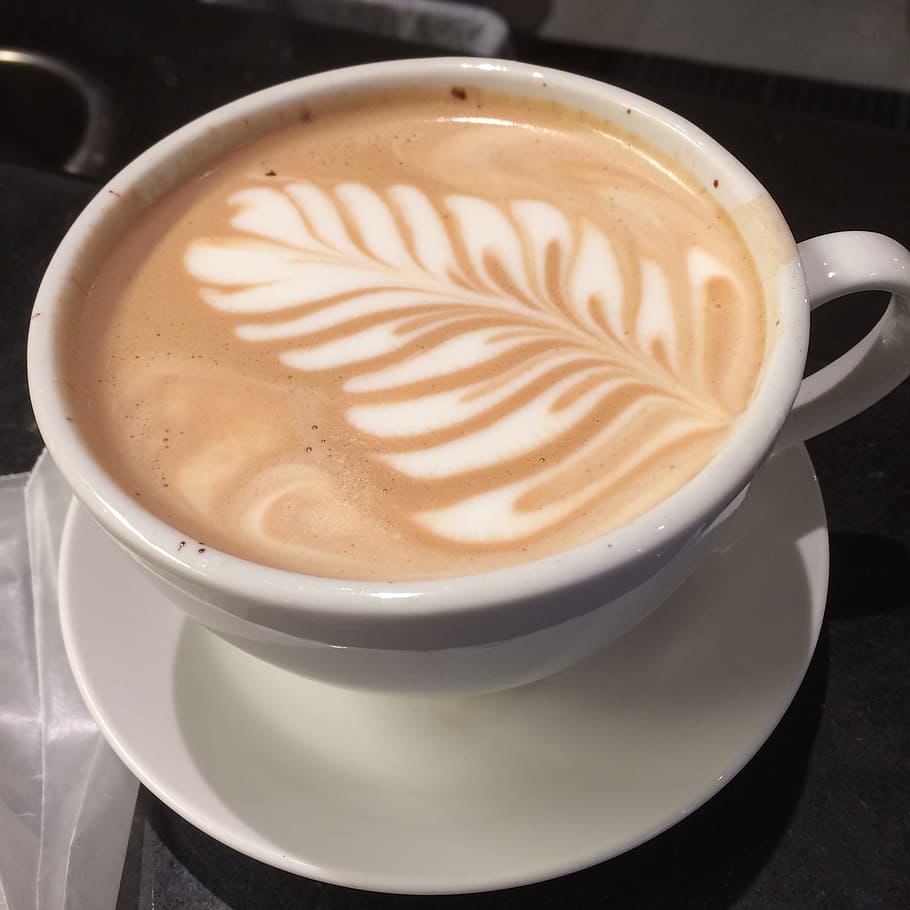 káva, latte, espresso, pohár, napít se, kavárna, cappuccino, horký, hnědý, aroma, džbánek