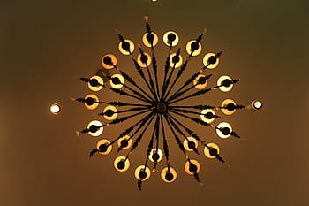 Černá, zarámovaný, svítí, svícen lustr, lustr, světlo, nábytek, vnitřní osvětlení, design nábytku, design, moderní