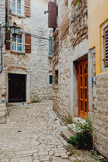 mediterrâneo, vila, cidade, turismo, verão, Visita, pequeno, Rovinj, Croácia