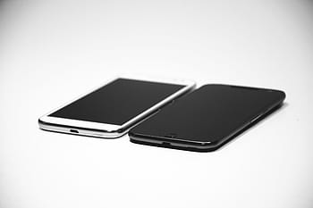bílý, motorola, moto, g3, Černá, g4, smartphony, dva, mobilní, pohybliví, telefon, přístroj