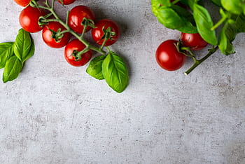 tomato, basil, pizza, cook, vegetables, nutrition, kitchen, food, healthy, italian, delicious
