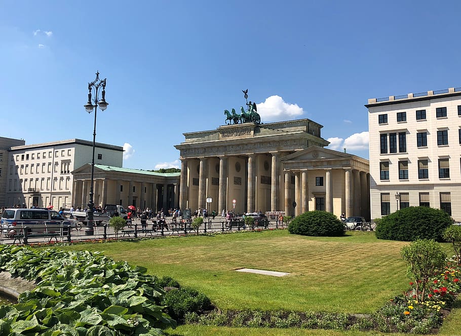 Berlín, brandenburská brána, Německo, unter den linden, brandenburger tor