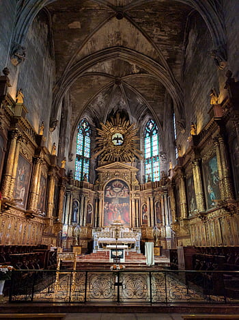 basilique saint-pierre d'avignon, avignon, Franţa, provence, arhitectură, limba franceza, biserică, altar