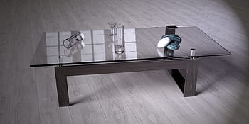 glasses, top, rectangular, glass-top coffee table, glass table, furniture, live, setup, design, furniture pieces, apartment