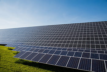 solární panel pole, fotovoltaické, solární články, proud, ekologické elektřiny, energetické revoluce, generátor elektřiny, elektrárna, environmentální technologie, nebe, energie