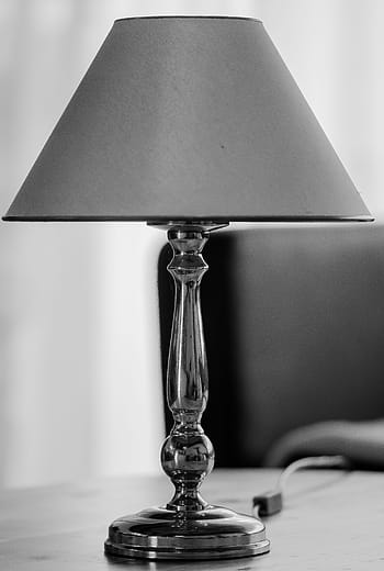 stolní lampa, stínidlo, dekorativní, svítilna, osvětlení, světlo, retro, atmosféra, lesklý, starý, lavice