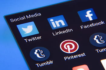 social media logos, social media, facebook, twitter, instagram, icon, icons, editorial, illustrative, marketing, linkedin