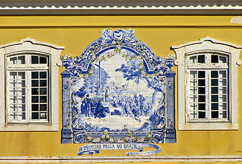 window, house, ceramics, tile, azulezhu, azulejo, painting, architecture, city, style, the façade of the