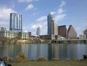 bridge, high, rise buildings, austin, texas, architecture, skyline, city, cityscape, tower, skyscraper