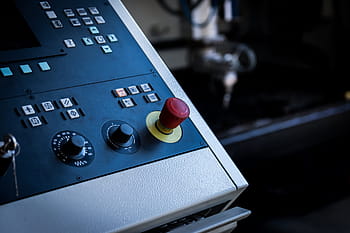 black, red, control knobs, laser, cutting, machine, plasma, technology, kielce, polytechnic university which, buildings