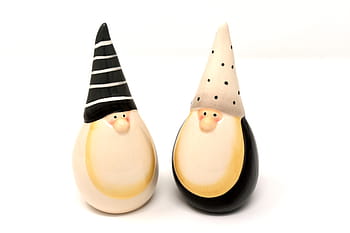 dva, béžový, figurky gnome, imp, keramický, Vánoce, čísla, roztomilý, dekorace, postava, trpaslík