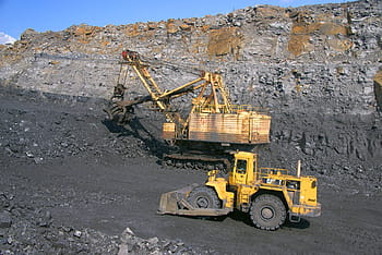 Coal Mining, Gigantic, Proportions, coal, gigantic proportions, work, industry, coal mountain, siberia, russia, minerals