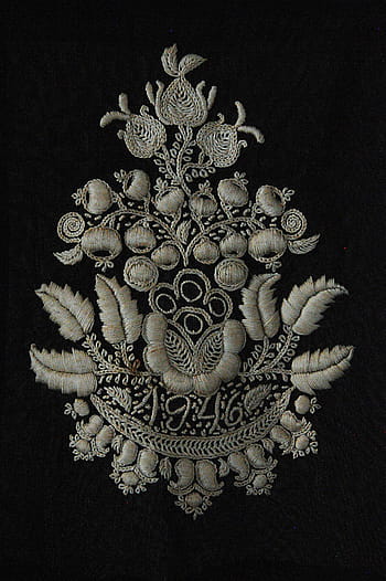 Sárközi, mensen, monster, Hongaars, ornament, motief, borduurwerk, volkskunst, zwart, decoratie, traditioneel