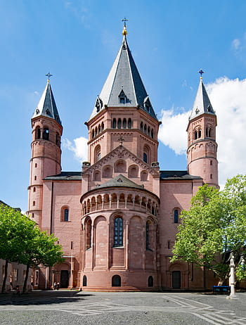 Dom van Mainz, mainz, sachsen, Duitsland, Europa, oud gebouw, oude stad, interessante plaatsen, cultuur, geschiedenis, dom