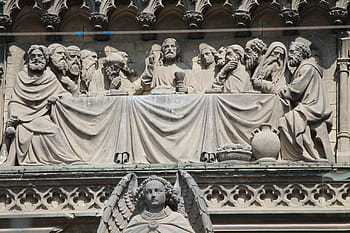 last supper, cologne cathedral, portal, cologne, cathedral, facade, dom, places of interest, landmark, structures, monument