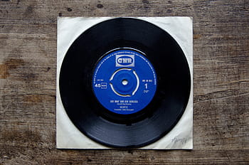 Černá, vinyl cd, případ, záznam, gramofonový záznam, disk, 45 ot / min, gramofon, hudba, retro, vinobraní
