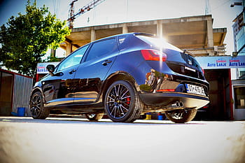 black, suv, gray, concrete, building, seat, car, ibiza, vehicle, car seat, travel