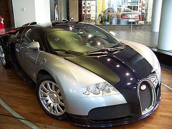 silver, blue, bugatti veyron, parked, inside, building, bugatti, car, fast car, veyron, supercar