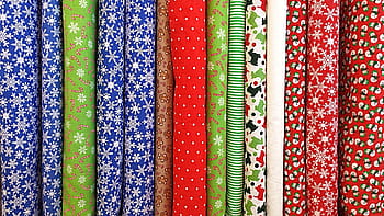 různé barvy textilií, tkanina, textil, oblečení, Vánoce, vzor, design, materiál, šaty, textura, móda
