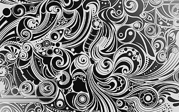 black, white, digital, wallpaper, abstract, carving, painting