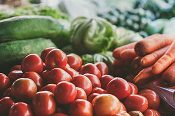 vegetables, food, healthy, tomatoes, carrots, lettuce