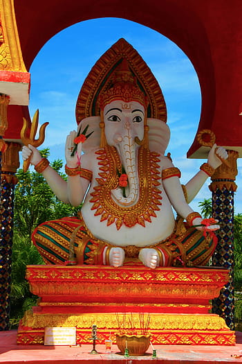 ganesha statue, elephant god, ganesh, god, elephant, hindu, culture, hinduism, religion, india, religious