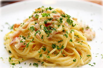 těstoviny špagety, těstoviny, carbonara, špagety, jídlo, večeře, deska, pikantní omáčkou, gurmán, vařené, oběd