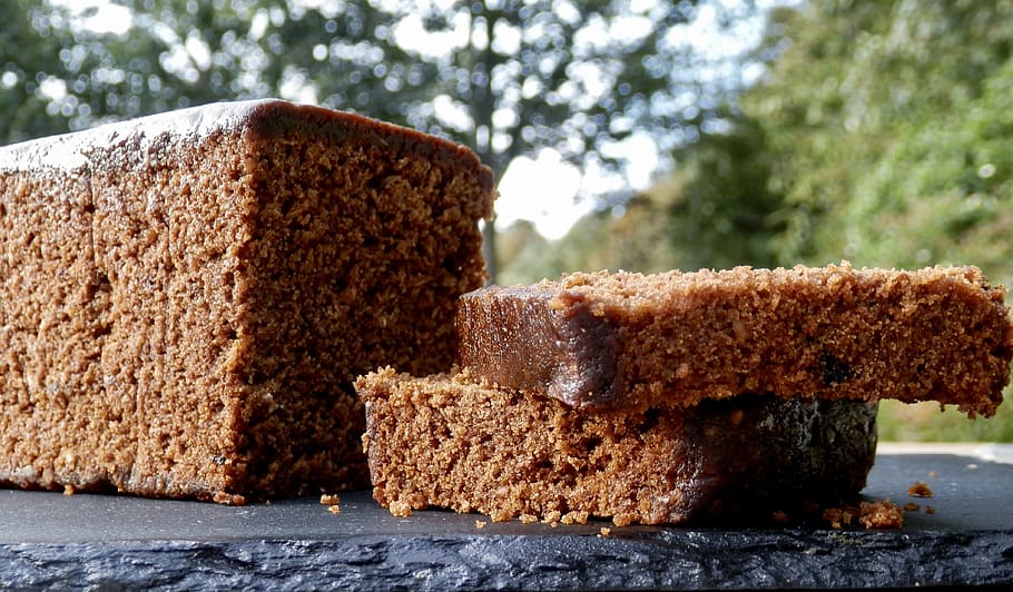 yorkshire, parkin, bonfire, cooking, dessert, cake, baking, british, molasses, sweet, oatmeal