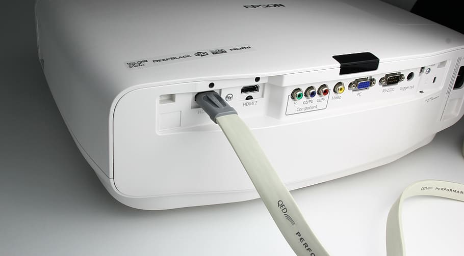 projector, home theater, cable, connections, big-screen
