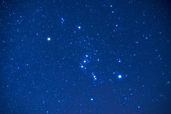 clear, sky, night, showing, stars, orion, star, constellation