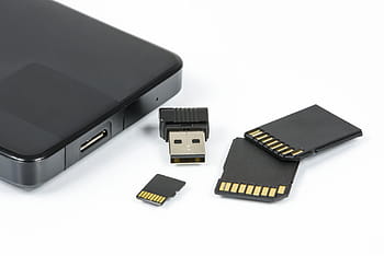 shallow, focus photography, black, micro-sd memory card, adapter, digital storage media, flash memory, the memory card, computer accessories, photographer's equipment, memory card