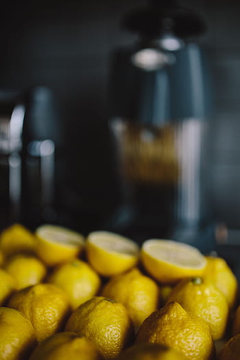 limones frescos, frescos, limones, amarillo, fruta, limón, yeallow, reducido a la mitad, alimentos, primer plano, frescura