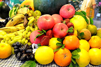 fruits, apples, exotic, healthy, food, fresh, diet, organic, vegetarian, orange, ripe