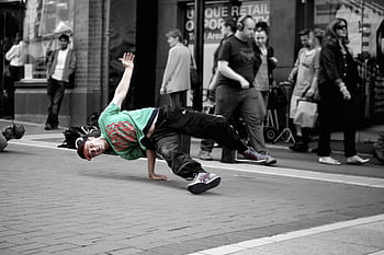 break dancers, break dancing, street, young, guy, people, pedestrians, city, urban