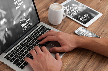person typing, laptop, macbook, mac, apple, ipad, iphone, office, computer, technology, lancer