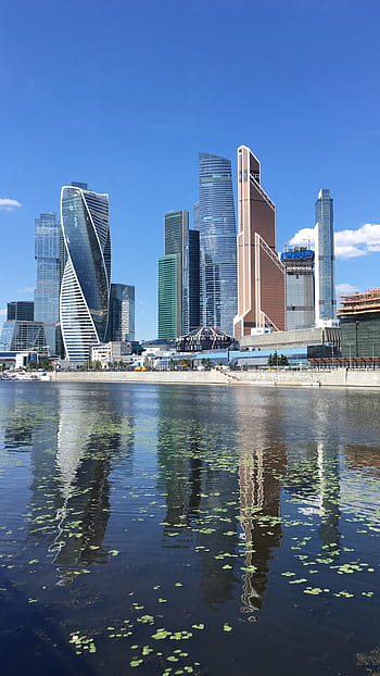 Москва, Русия, архитектура, Москва-град, град