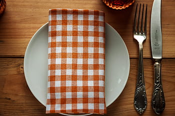 bílý, keramický, deska, vedle, Vidlička, nůž, Pokrýt, příbory, restaurace, prkno, jíst