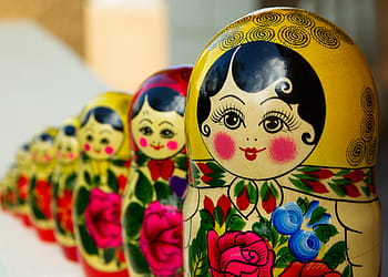 ปิด, ภาพถ่าย, ตุ๊กตาแม่ลูกดก, ชุด, ใกล้ชิด, ตุ๊กตา, Matryoshka, ตุ๊กตารัสเซีย, การทำรัง, รัสเซีย, วัฒนธรรม