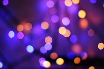 assorted-color, bokeh lights, light, bokeh, violet