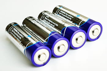 čtyři baterie, aa, baterie, Napájení, elektřina, aa, baterií, energie, technologie, nabít, elektrický, zásobování