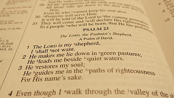 bible, žalm, žalm 23, křesťan, náboženství, Svatá kniha, rezervovat, duchovní, víra, text, Bůh