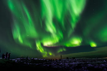 northern, lights, nighttime, Aurora Borealis, Iceland, Northern, Sky, sky, night, aurora, phenomenon, astronomy