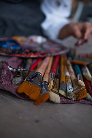 studio d'Arte, artista d'arte, dipingendo artistico, opera d'arte, Atelier, sfondo, bellissimo, spazzola, personaggio, classe, creativo